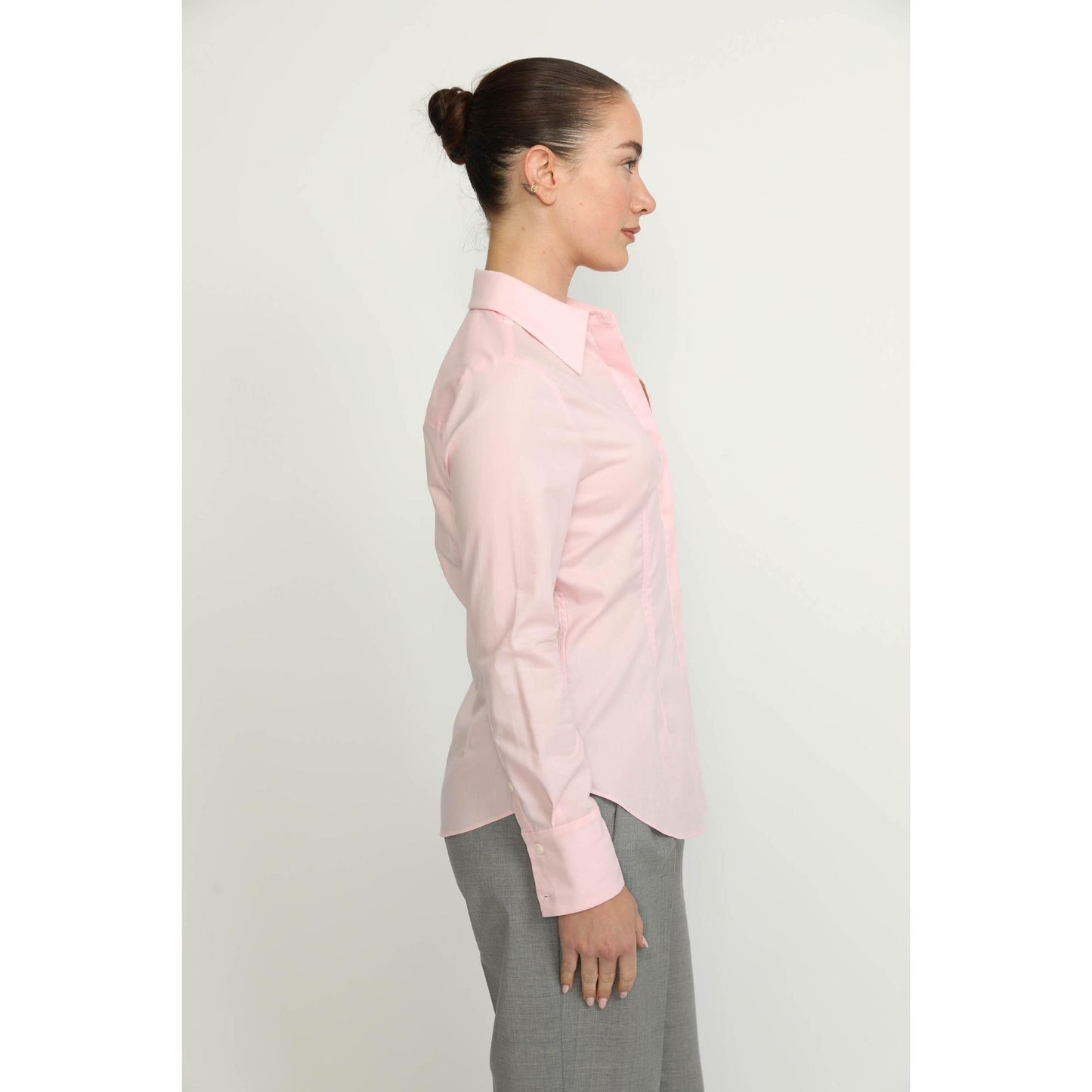 Women Mirandela Shirt - Mirandela Classic Fitted Pink Shirt