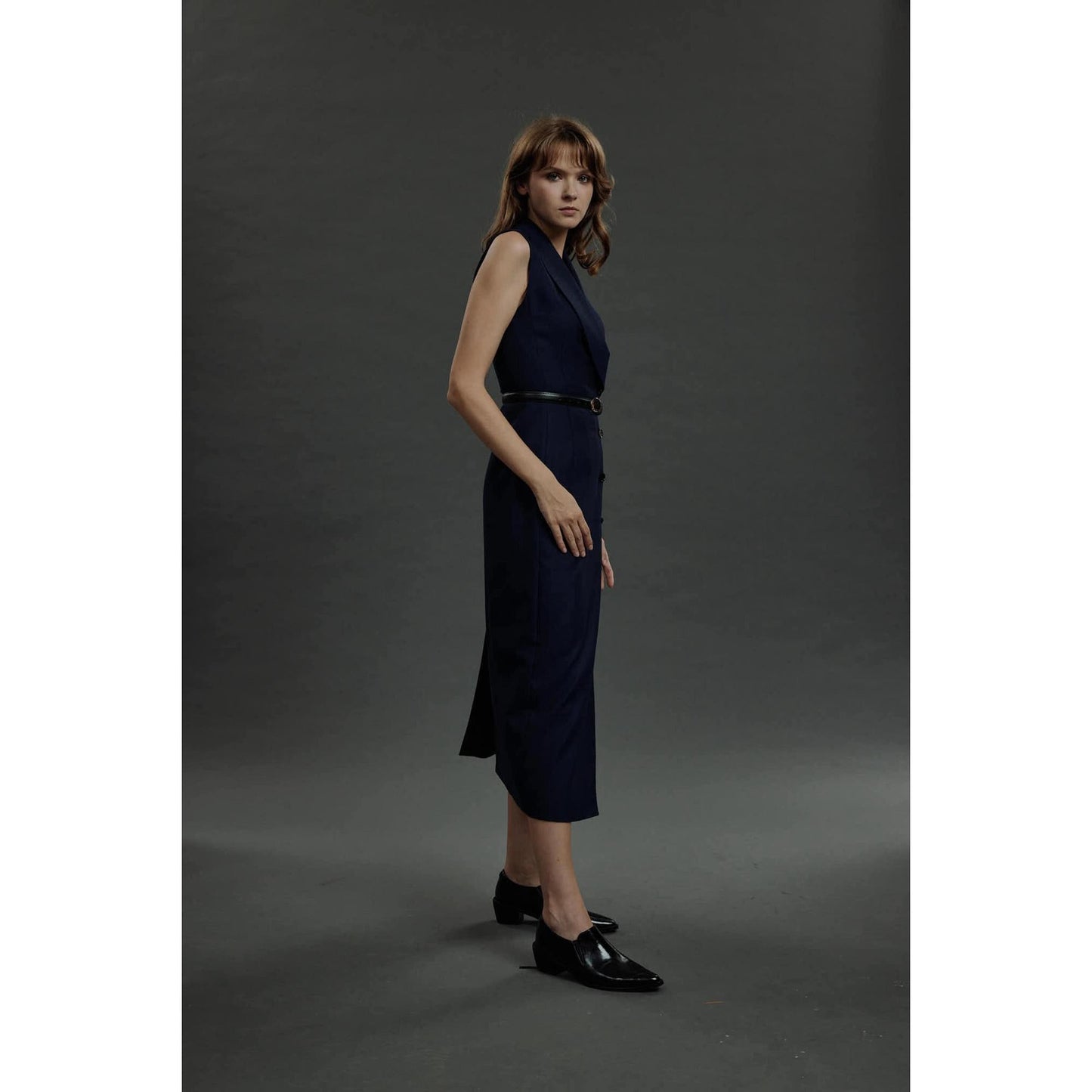 Women Caldas Da Rainha Dress - Double Breasted Maxi Dress