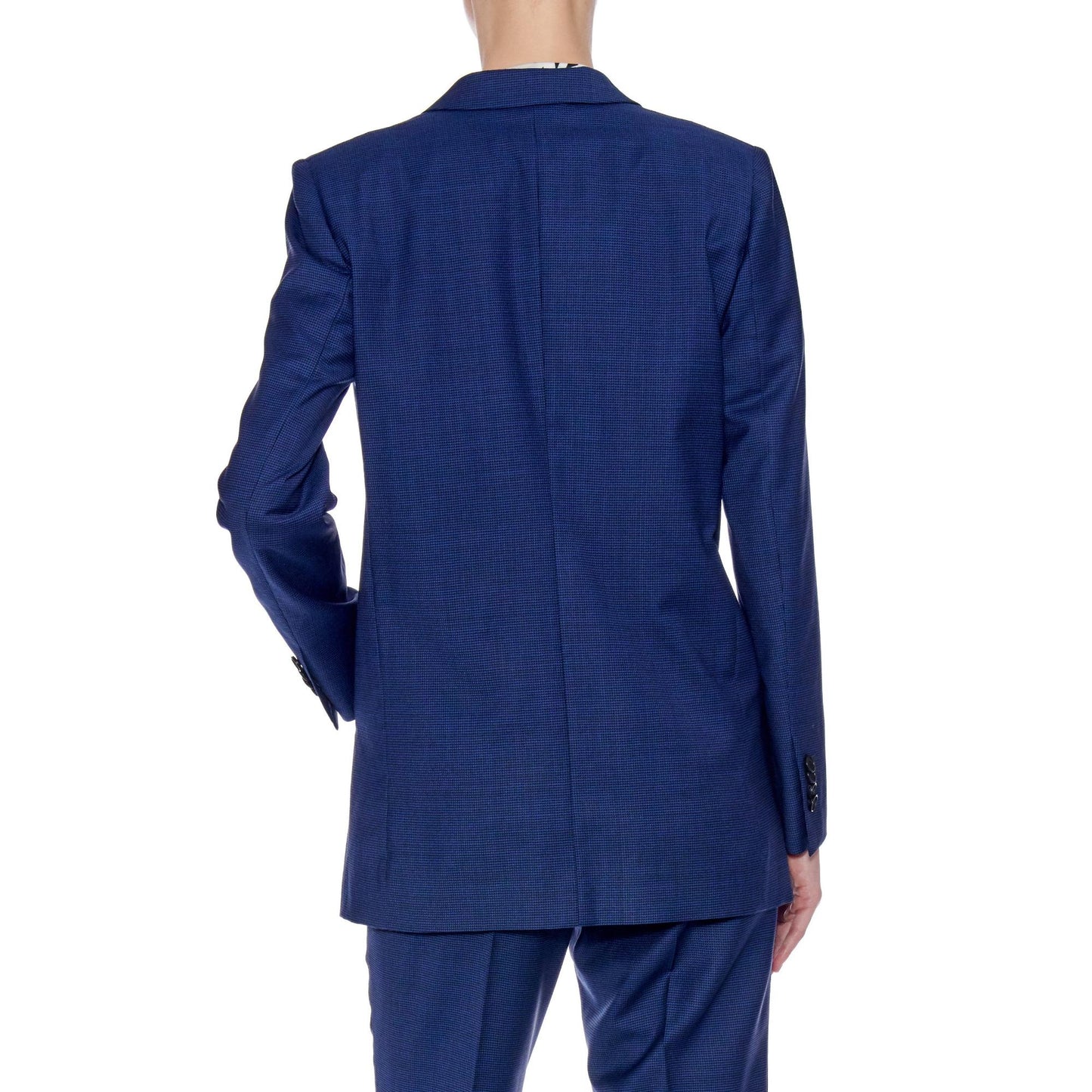 Women Pamplona Jacket - Relaxed Fit Boyfriend Suit Jacket in Navy