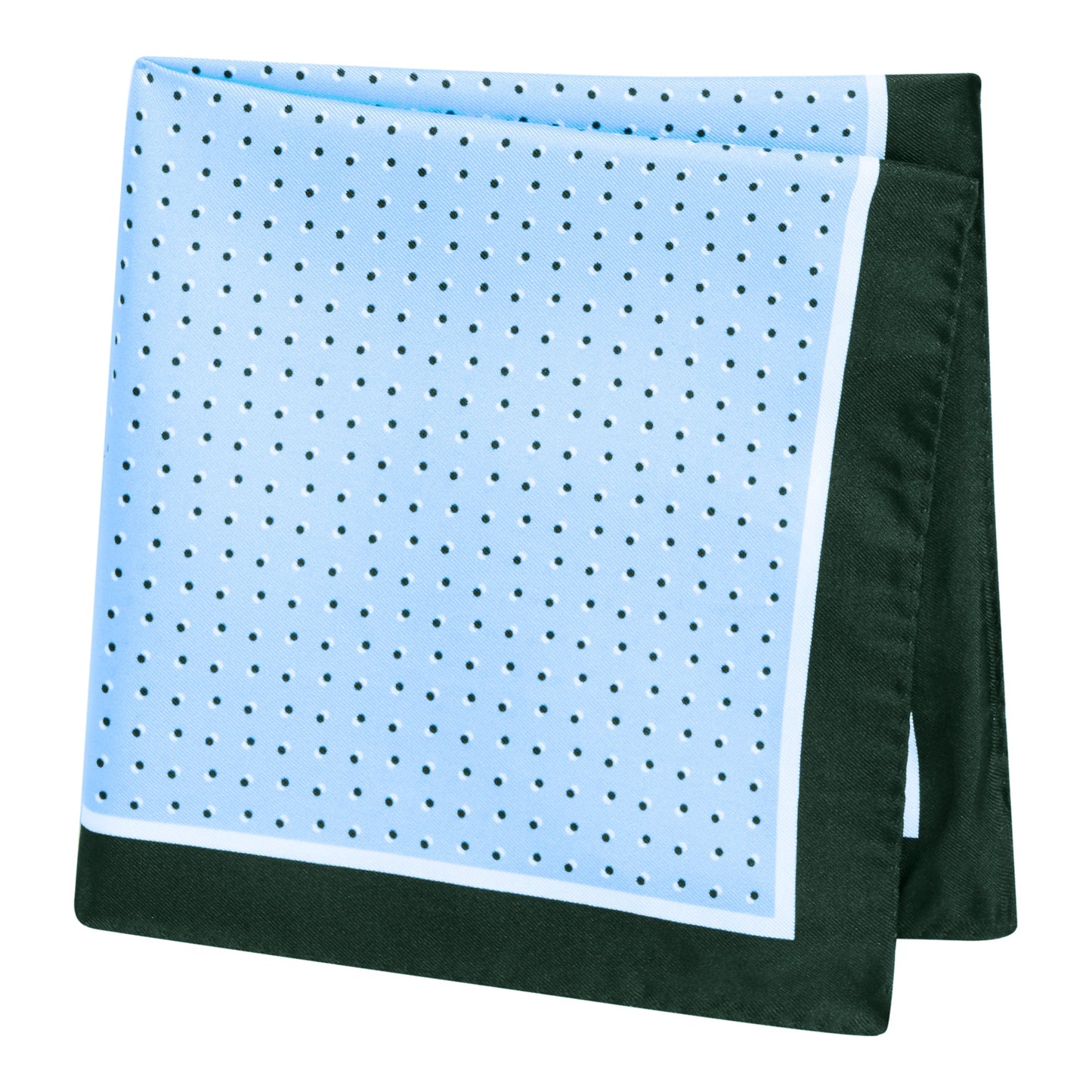 Men P.sq. cm33x33 rolled Neckwear - Light/Pastel Blue