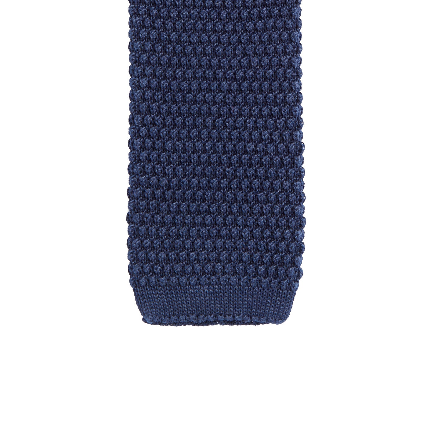Men Tie 5 cm knitted Neckwear - Dark Blue