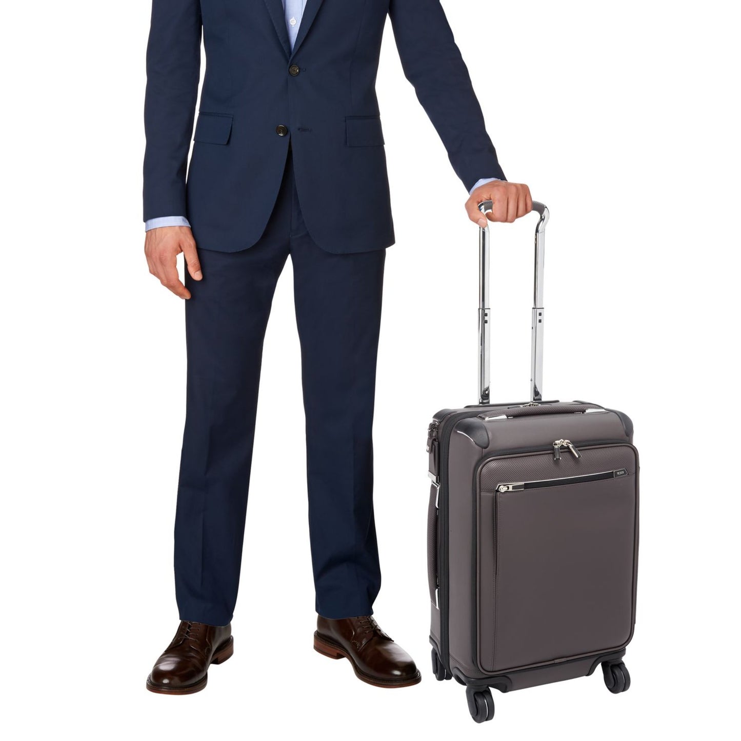 男士/男女通用 Arrive' Gatwick International 可擴展隨身行李箱 20 英寸 - 灰褐色