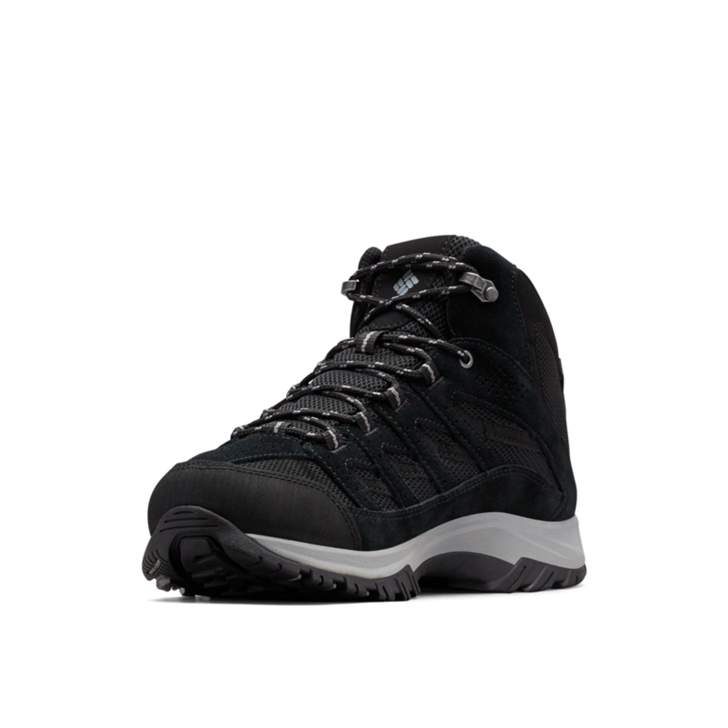 Men Crestwood Mid Waterproof Wide - Black Columbia Grey