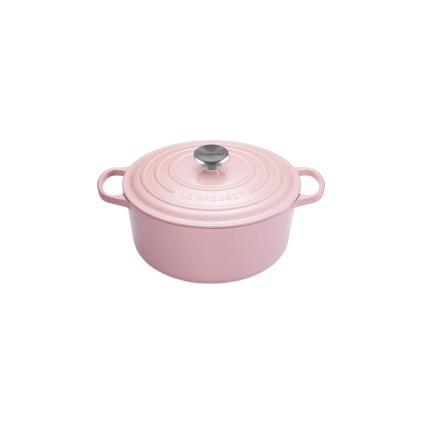 Round Casserole/oven 22cm - Chiffon Pink Ss Knob