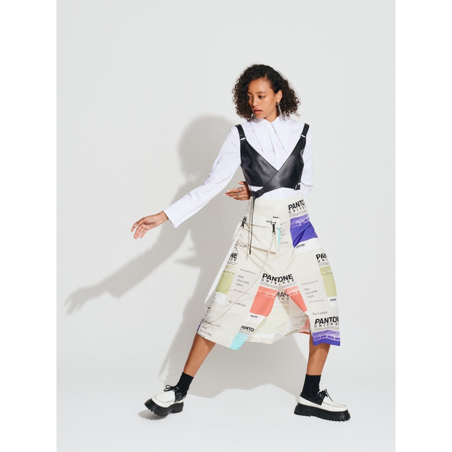 Women Pantone Collection : Packable Side Pocket Skirt - Beige