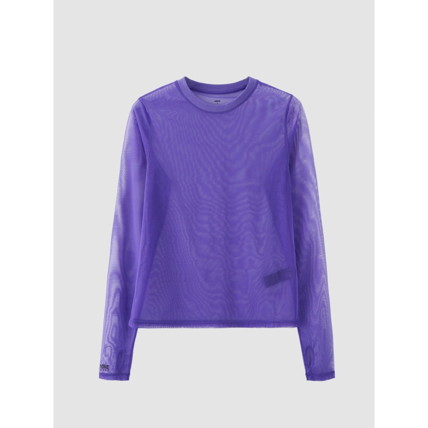 女士 Pantone 系列:彩色網眼 T 卹 - 紫色