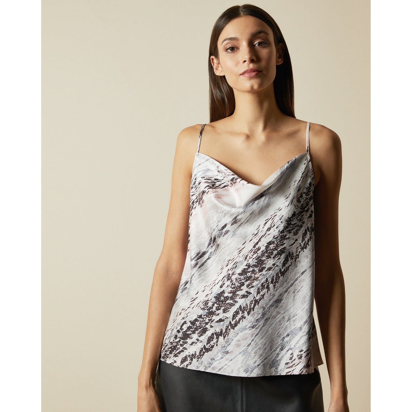 Women Aleydi-Confetti Printed Cami Top - Ivory
