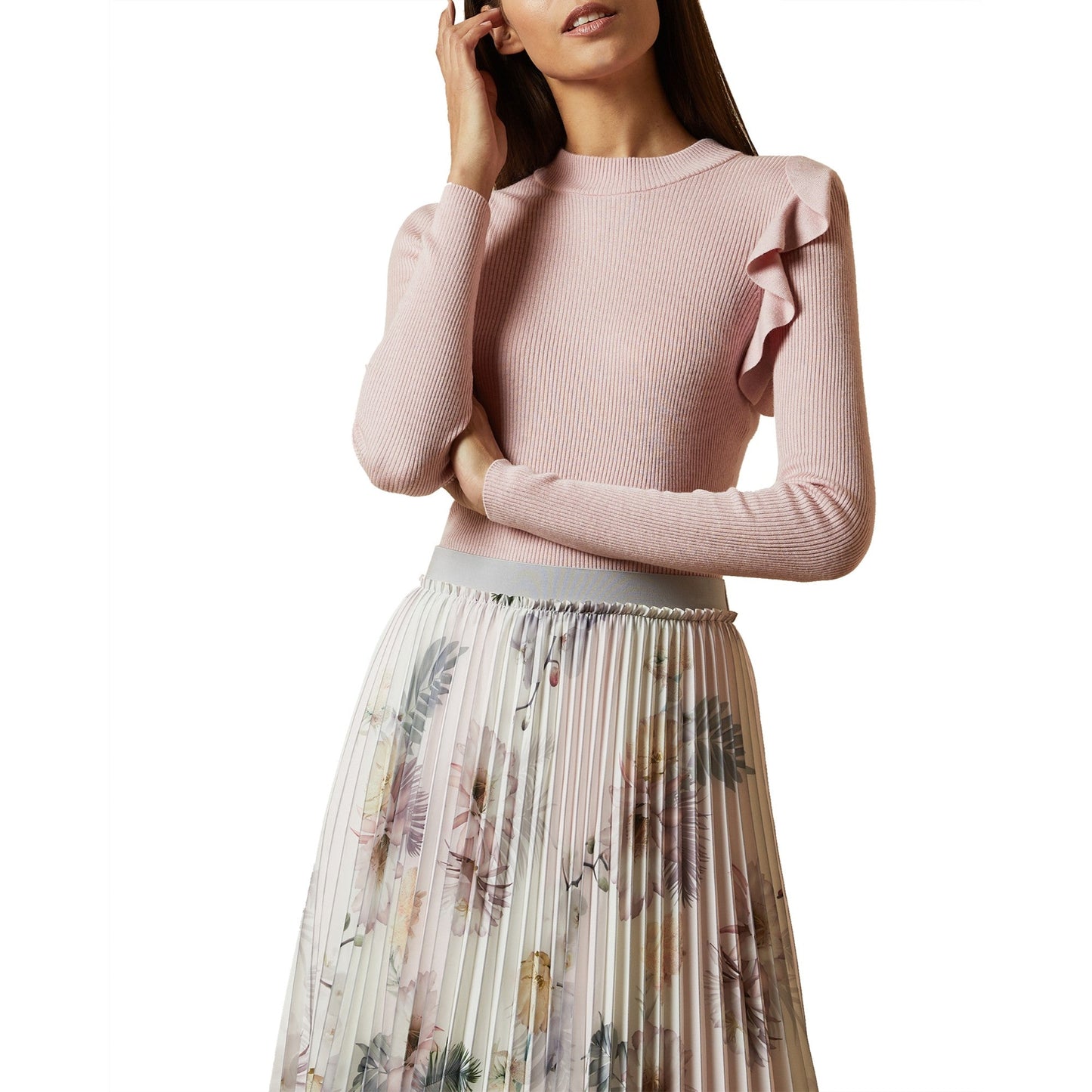 Women Dixiiy-Shoulder Detail Jumper - Pl-Pink