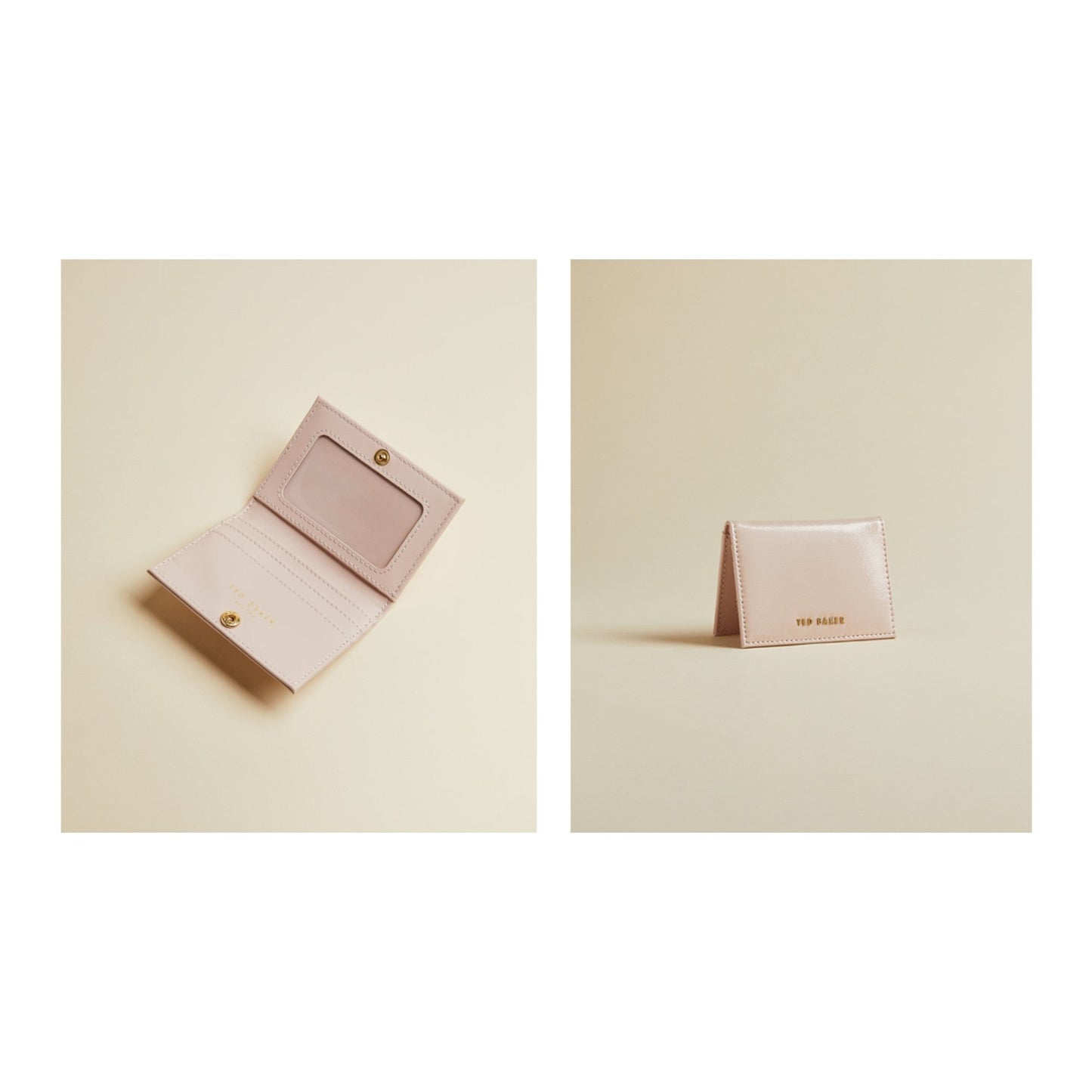 Women Llilie-Patent Oyster Card Holder - Dusky-Pink