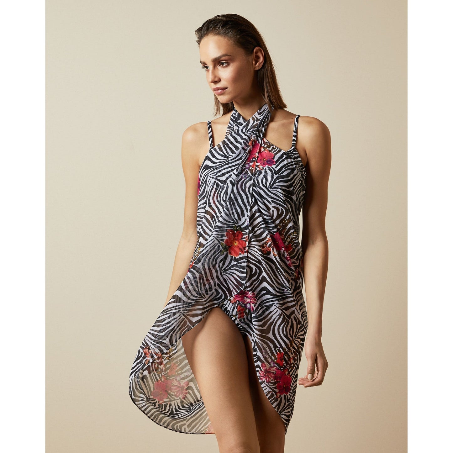 Women Oviliin-Samba Sarong Cover Up - Ivory