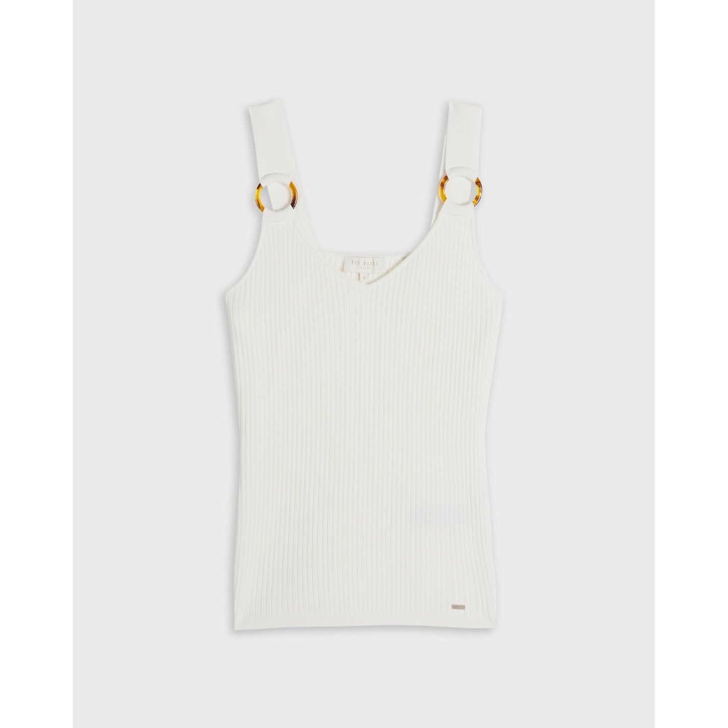 Women Sansaa-Knitted Tank Top - White