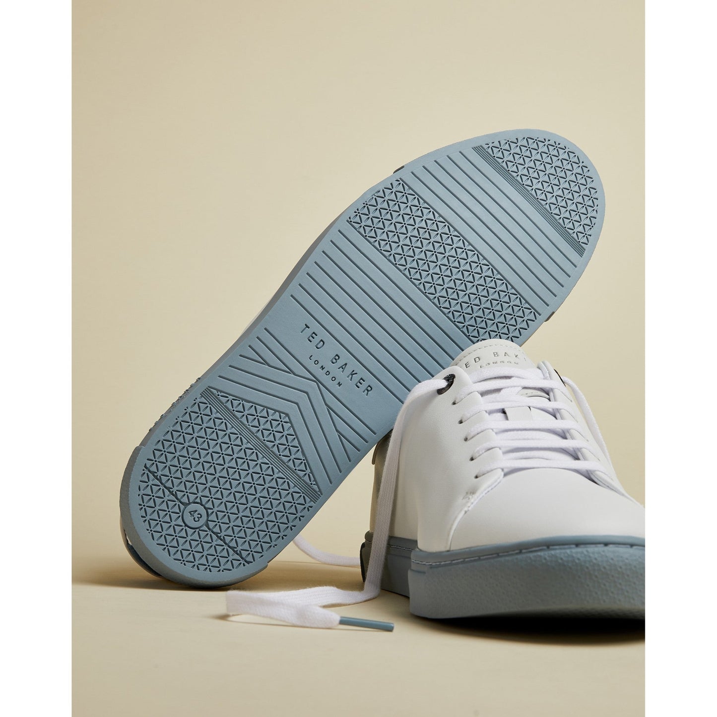 Men Darall-Colour Sole Cupsole Trainer - Pl-Blue