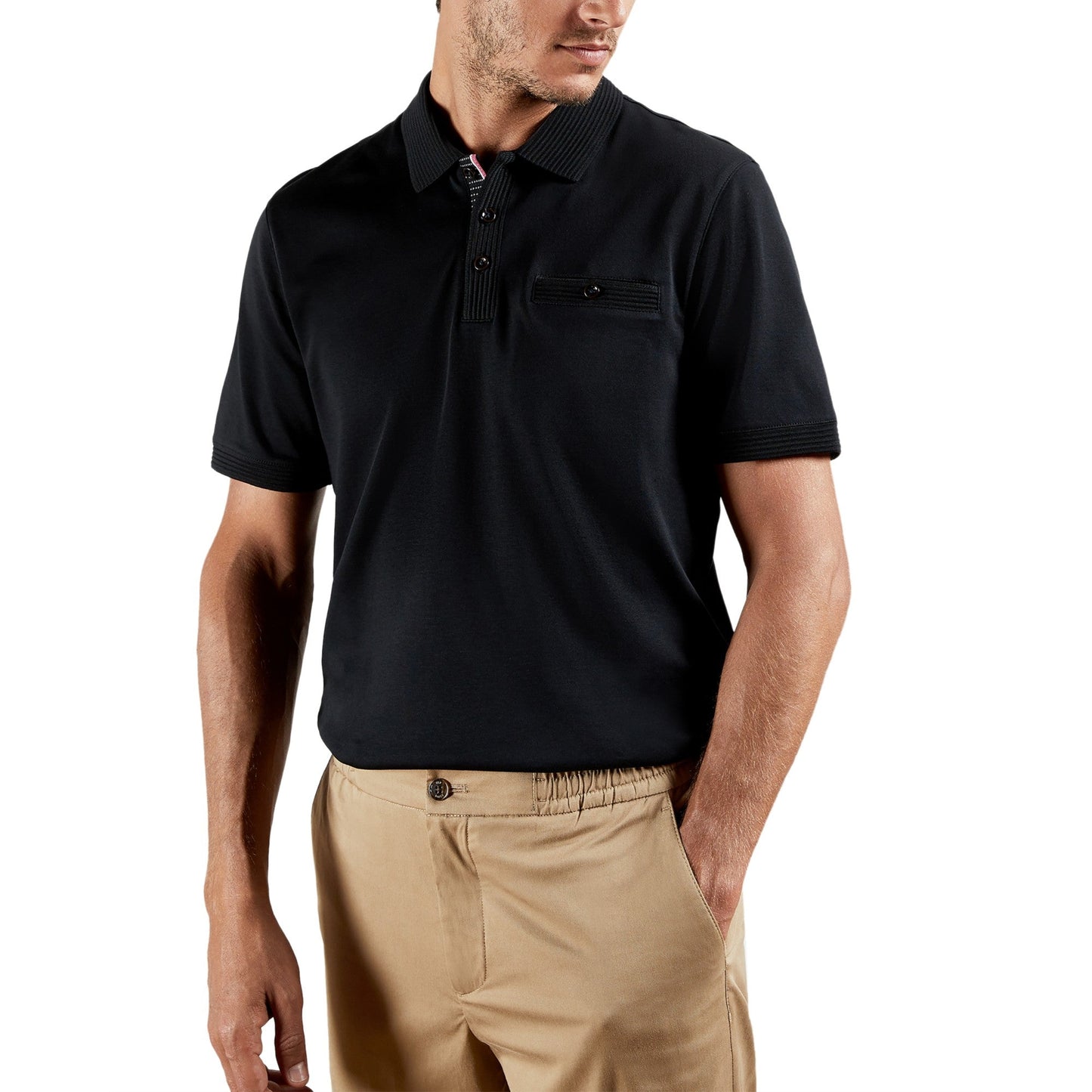 Men Pumpit-Ss Polo - Black