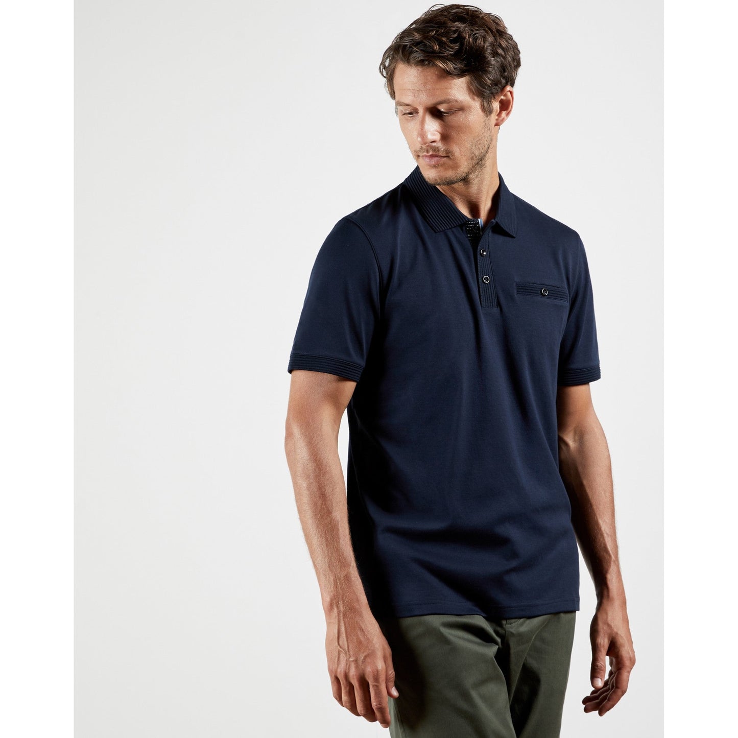 Men Pumpit-Ss Polo - Navy