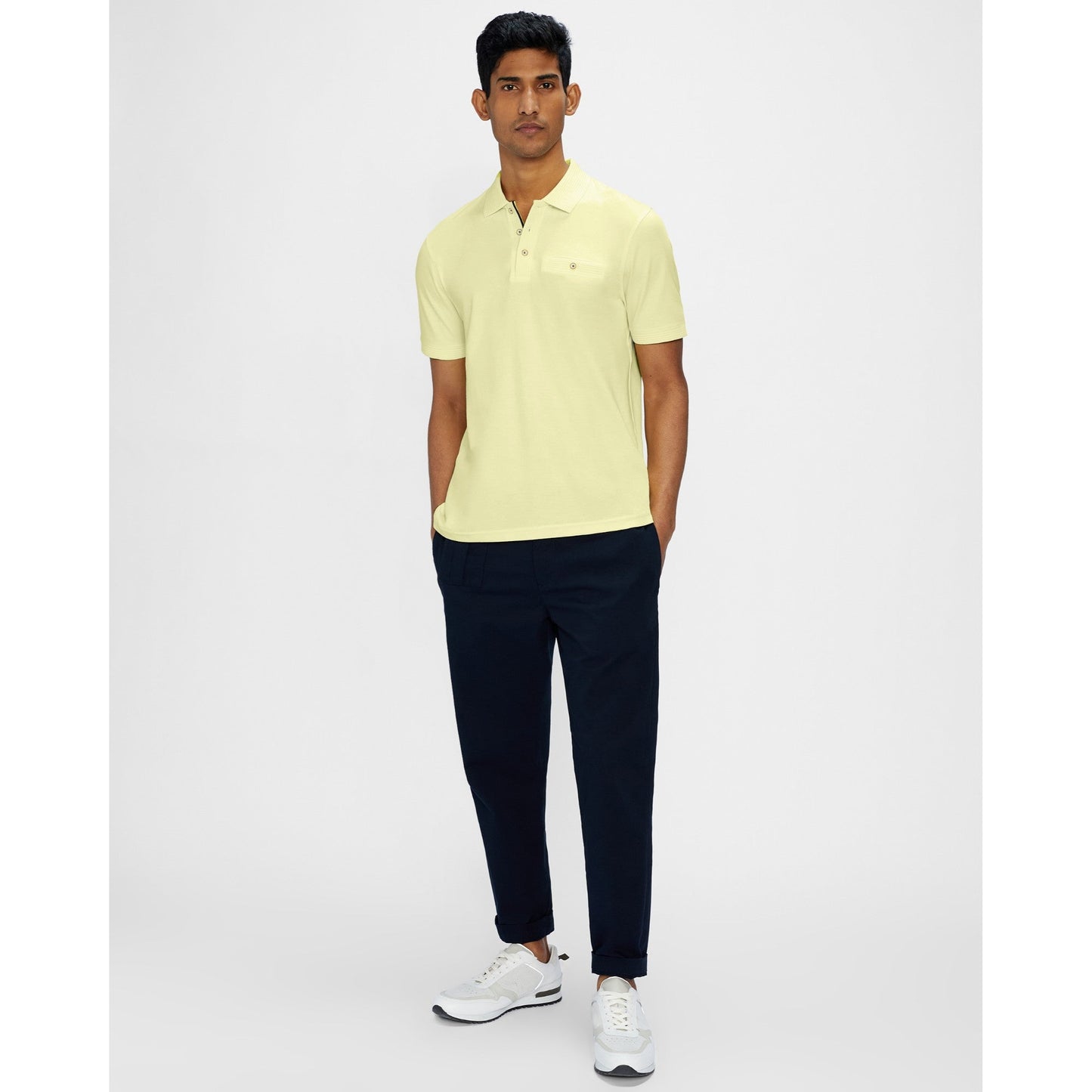 Men Pumpit-Ss Polo - Yellow
