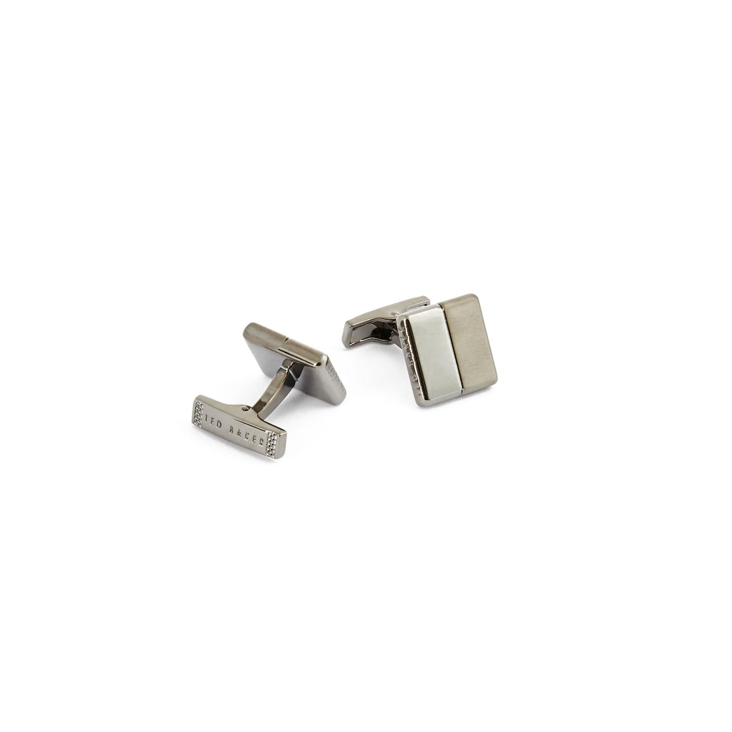 Men Jeti-Cufflink And Tie Bar Gift Set - Gunmetal