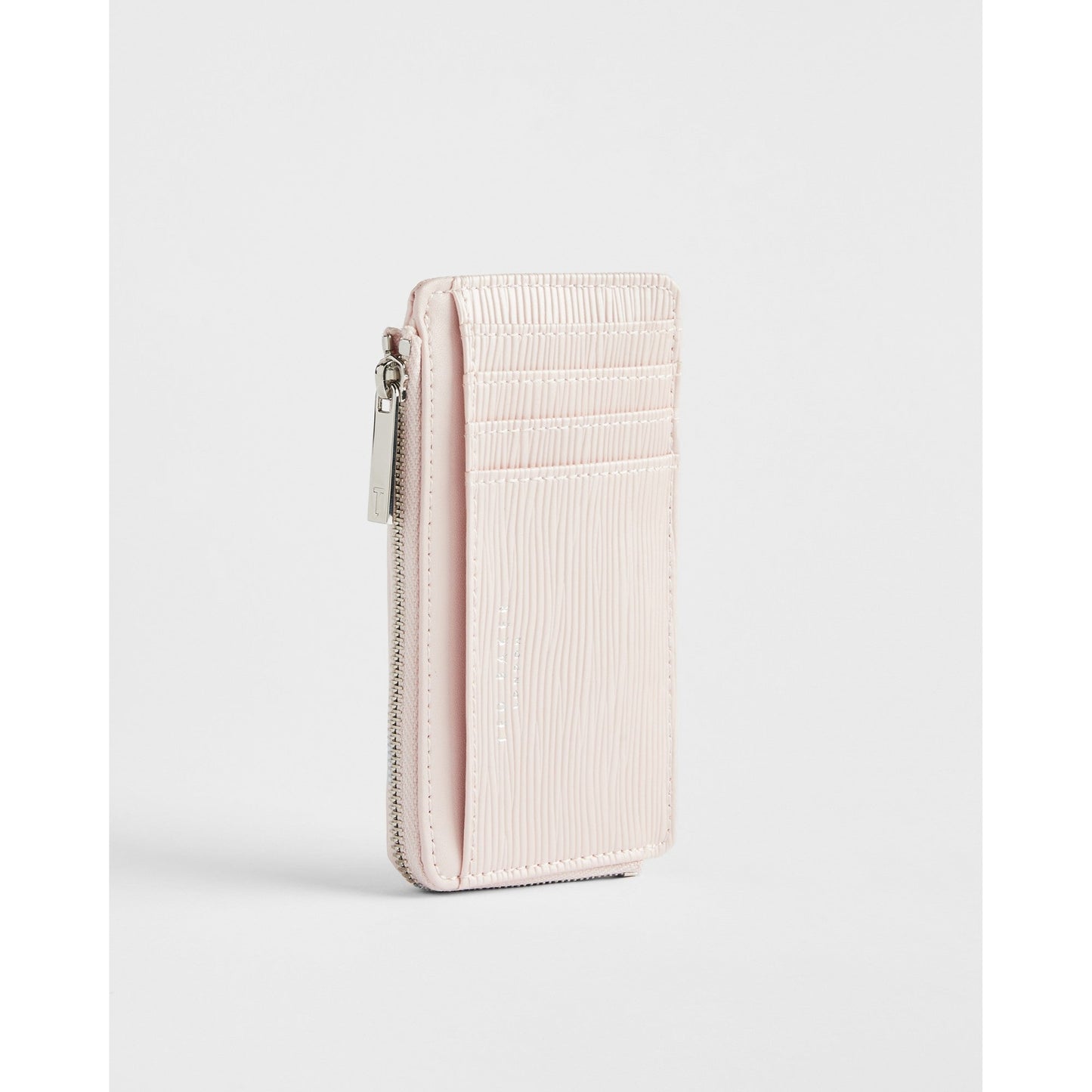 Women Dillee-Bow Detail Zipped Cc Holder - Dusky Pink