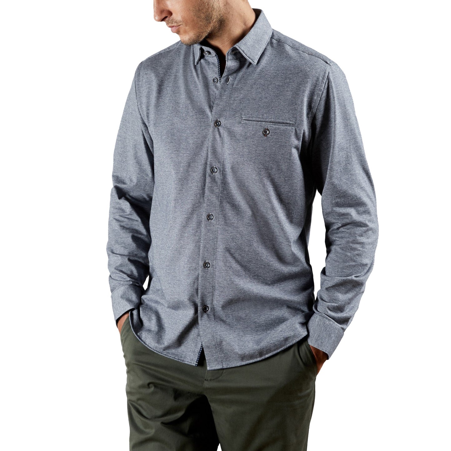 Men Jerzest-Ls Jersey Shirt - Blue