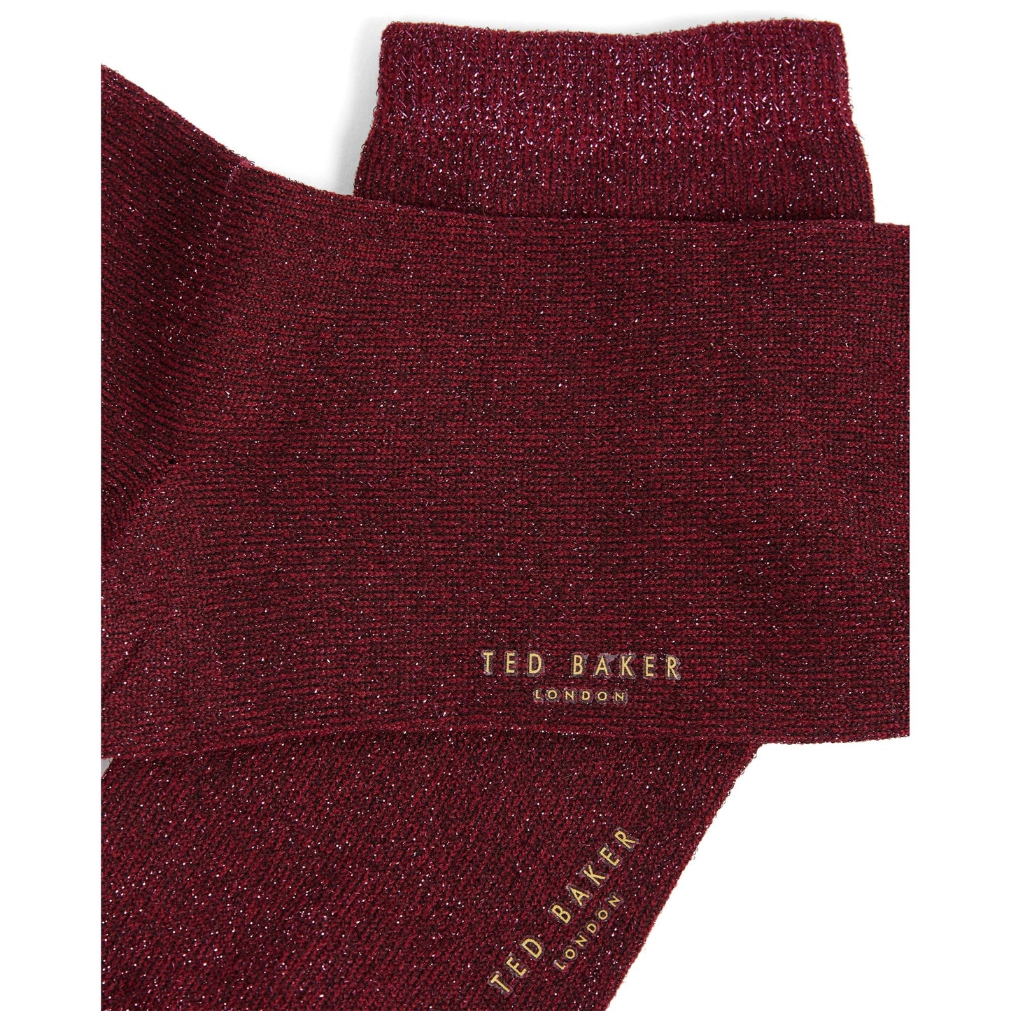 Women Lustia-Lurex Socks - Deep-Purple
