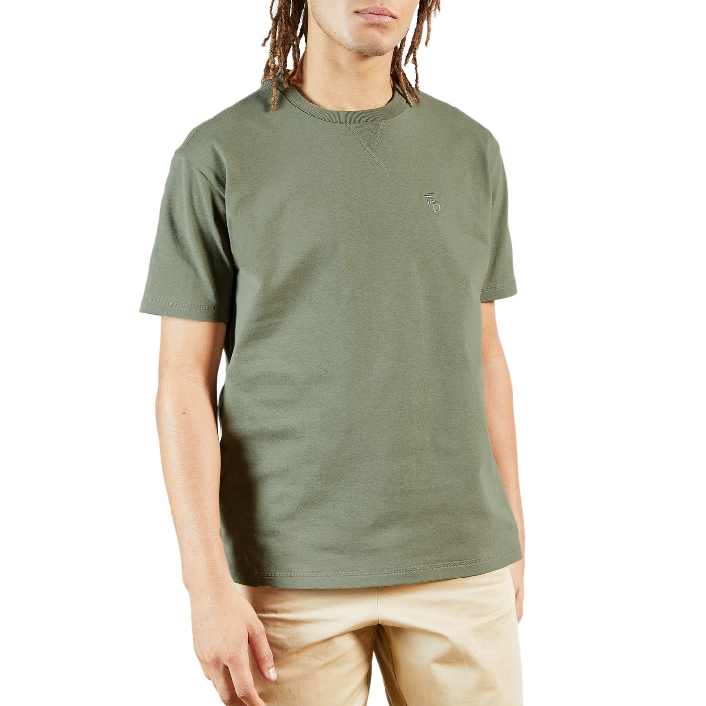 Men Kentish-Mib Ss Heritage Tee - Olive