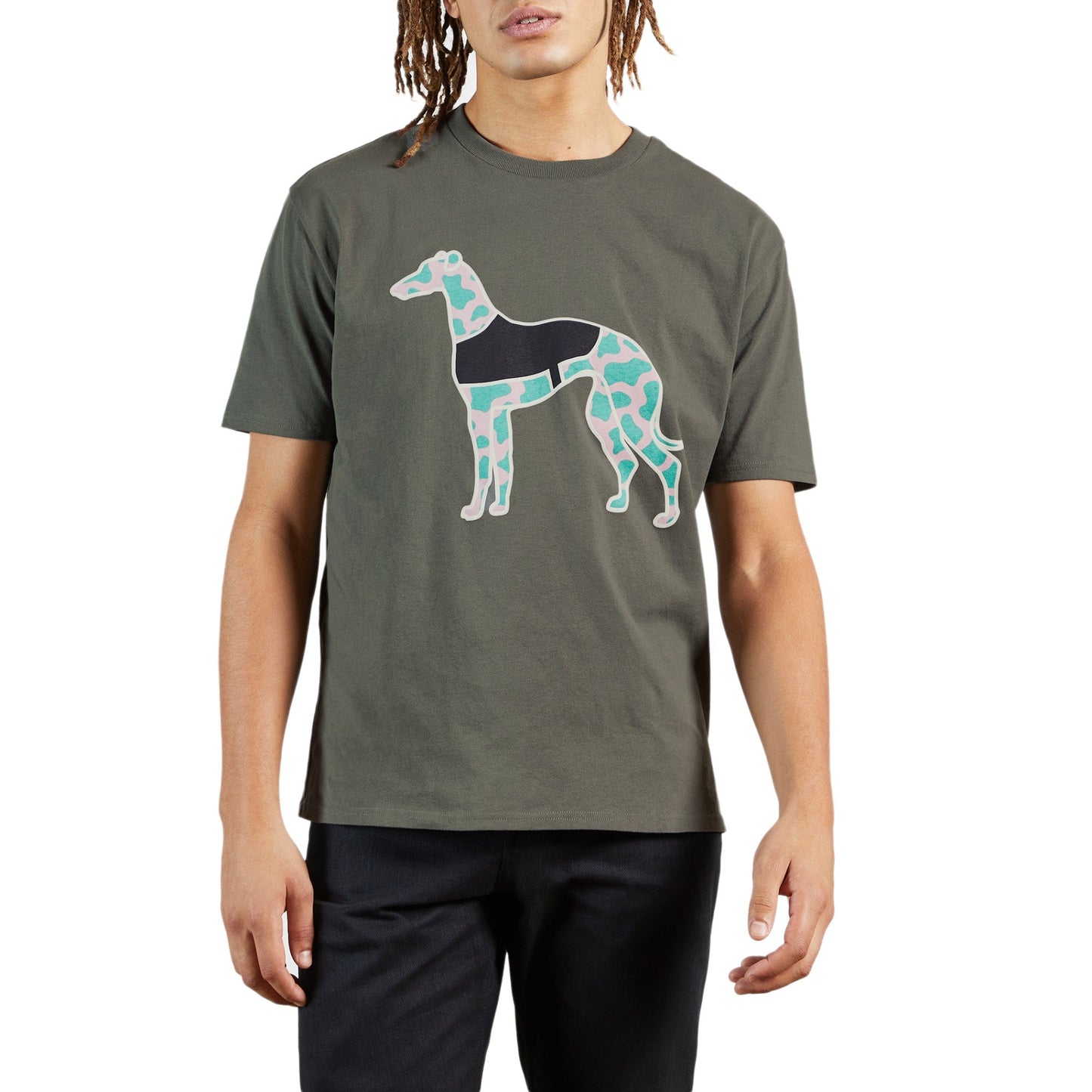 Men Stratfo-Mib Ss Printed Tee - Dark-Grey