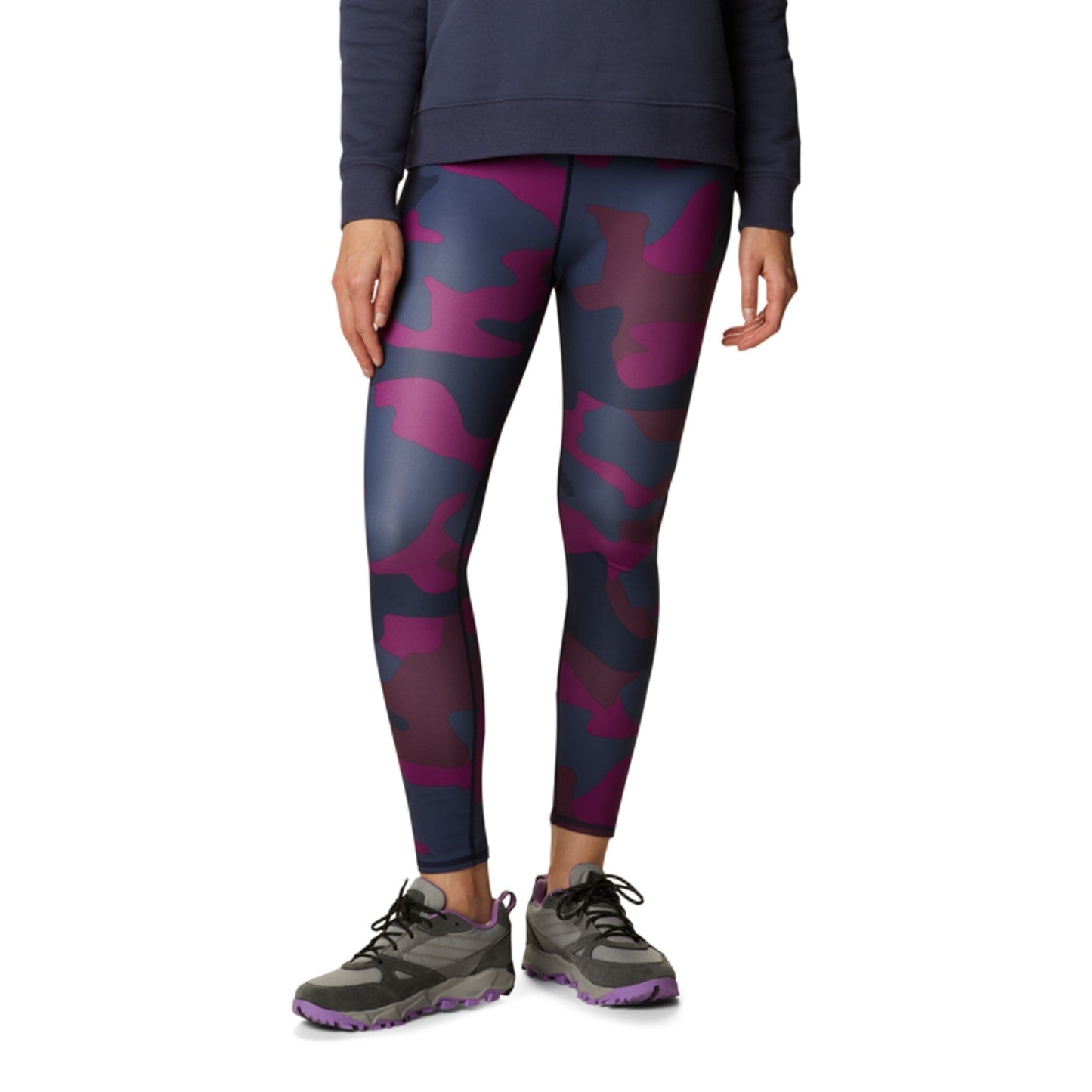 Women Columbia Lodge Print 7 8 Tight - Dark Nocturnal Mod Camo