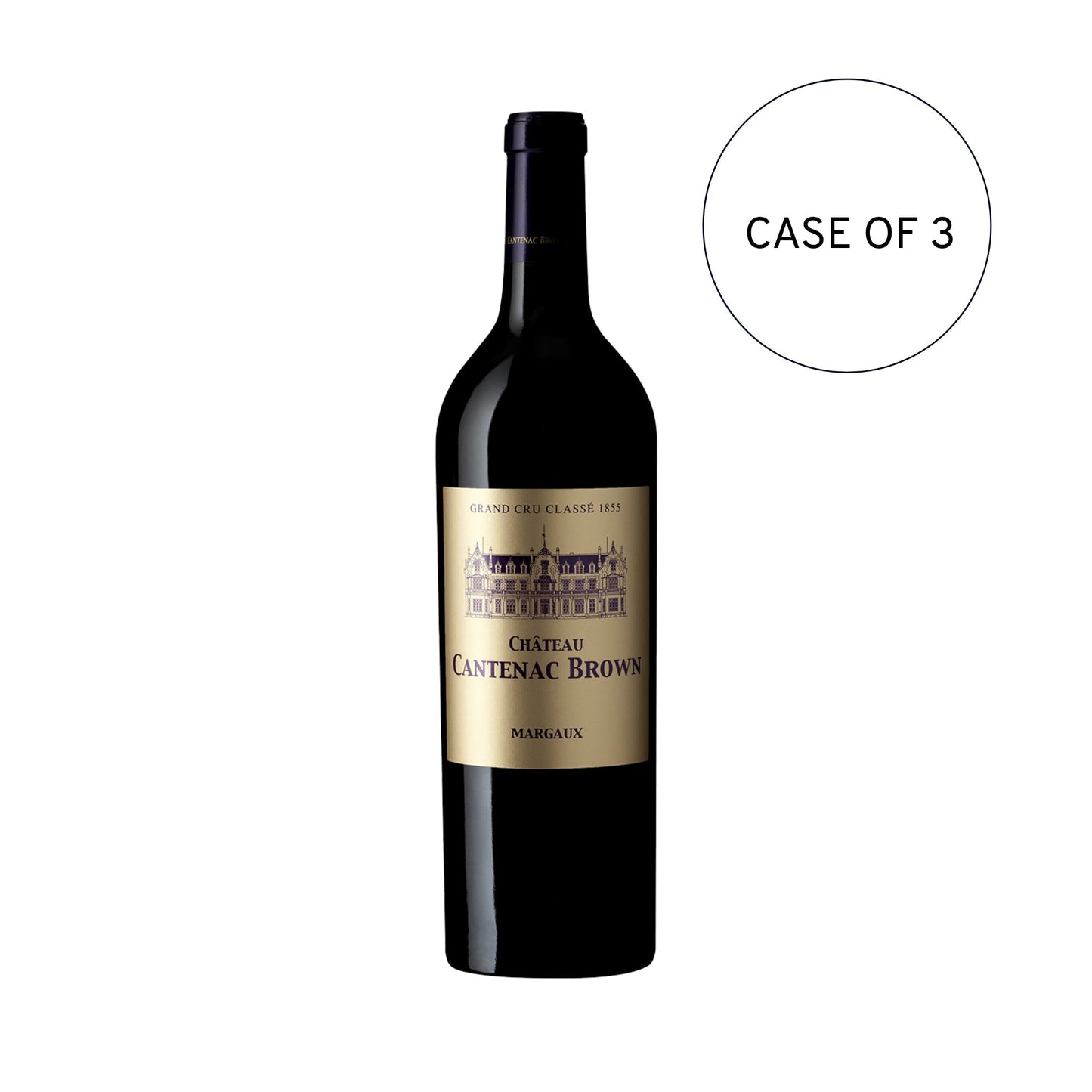 Chateau Cantenac Brown Margaux 3eme Cru 2018 - (3 x 750ml 箱)