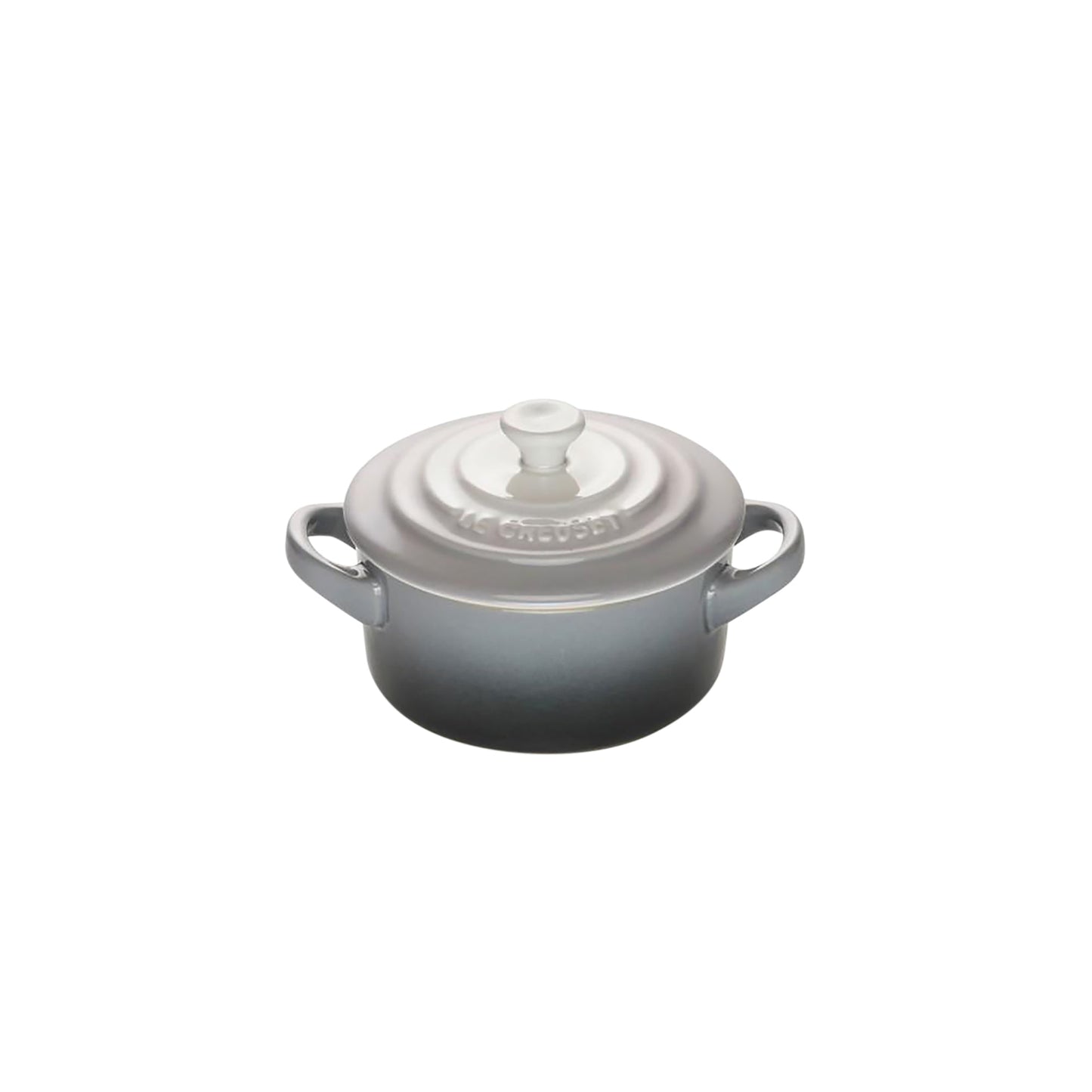 Classic 10cm Mini Round Cocotte - Ombre Grey
