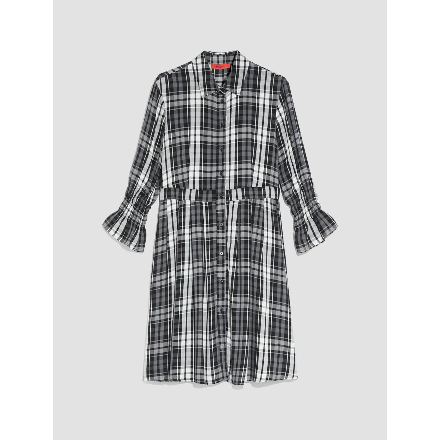 Dania Dress - Black/White Pattern