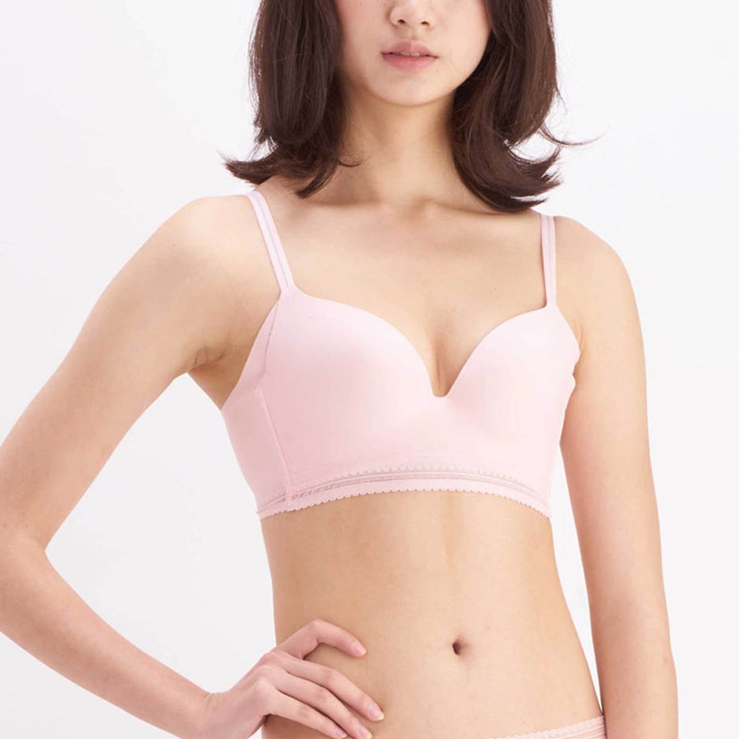 Modern Max Butterfly Trim Bra - Cotton Candy