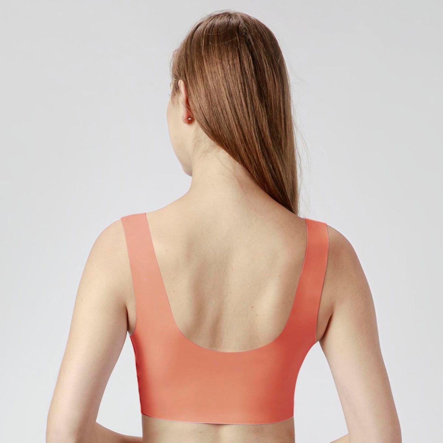 Invisible Seamlesss Bra Top - Rose Blush