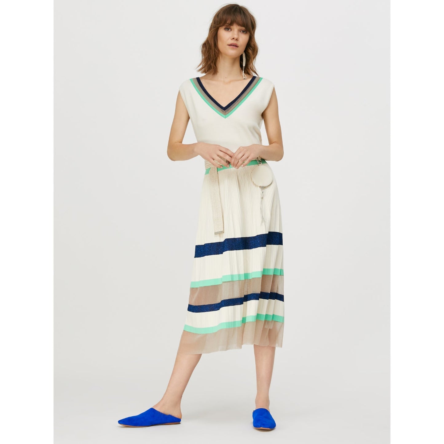 Prua Knitted dress - White