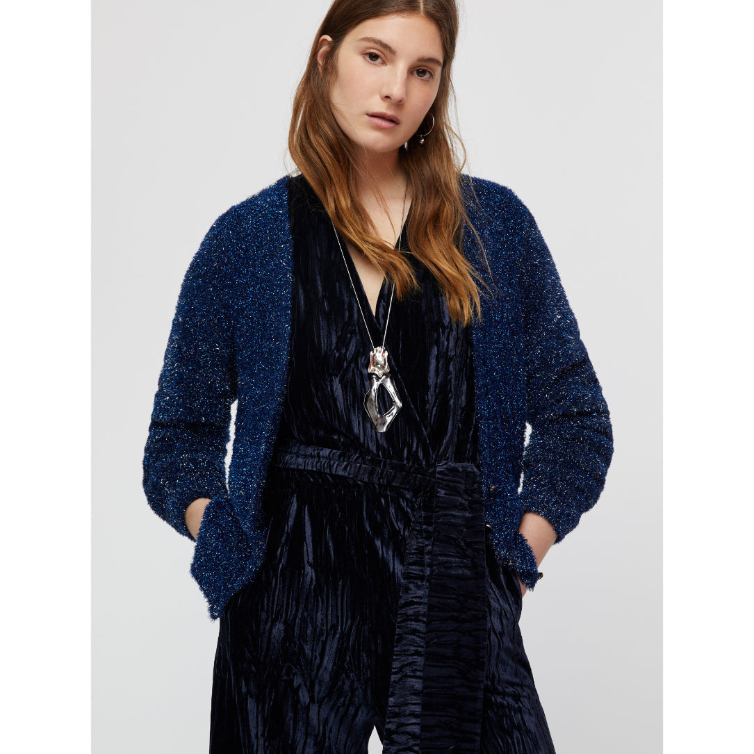 Profeta Knitted shawl - Blue