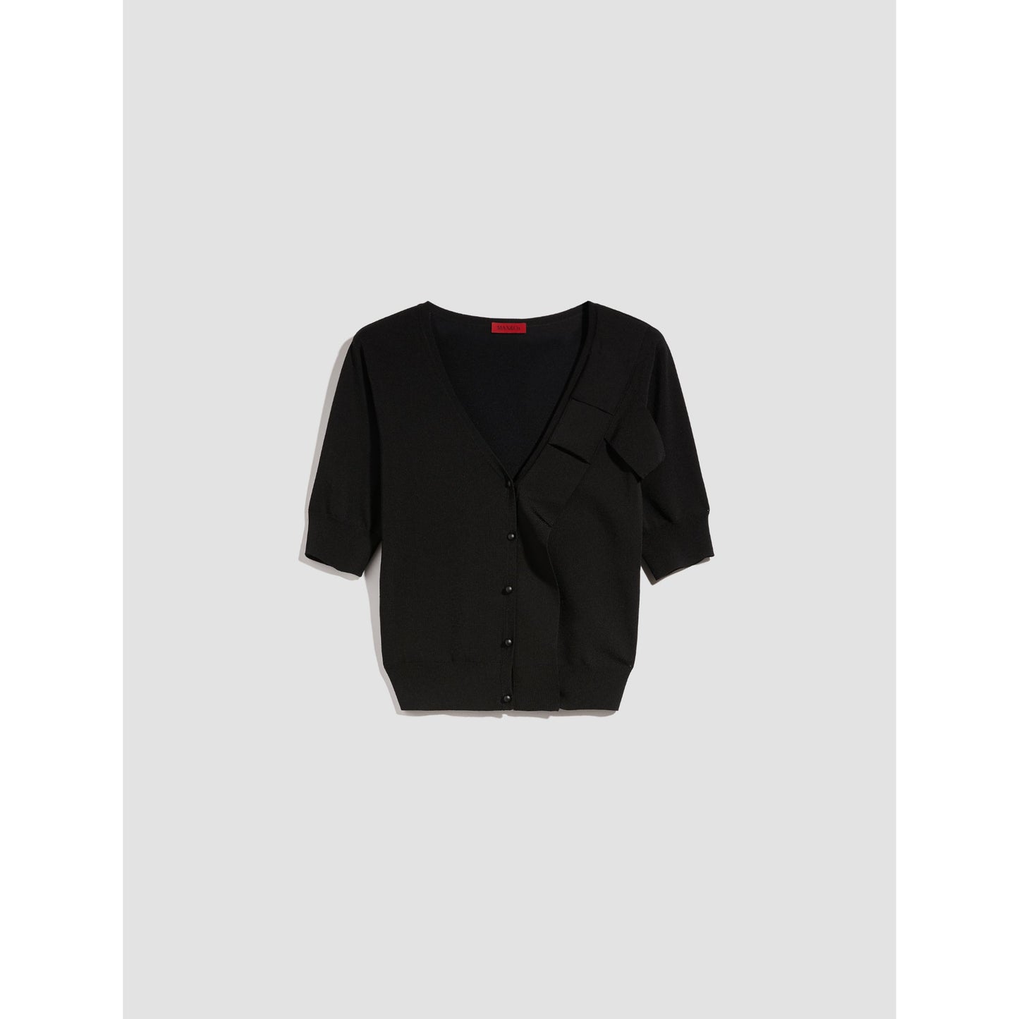 Pitagora Knitted shawl - Black - S