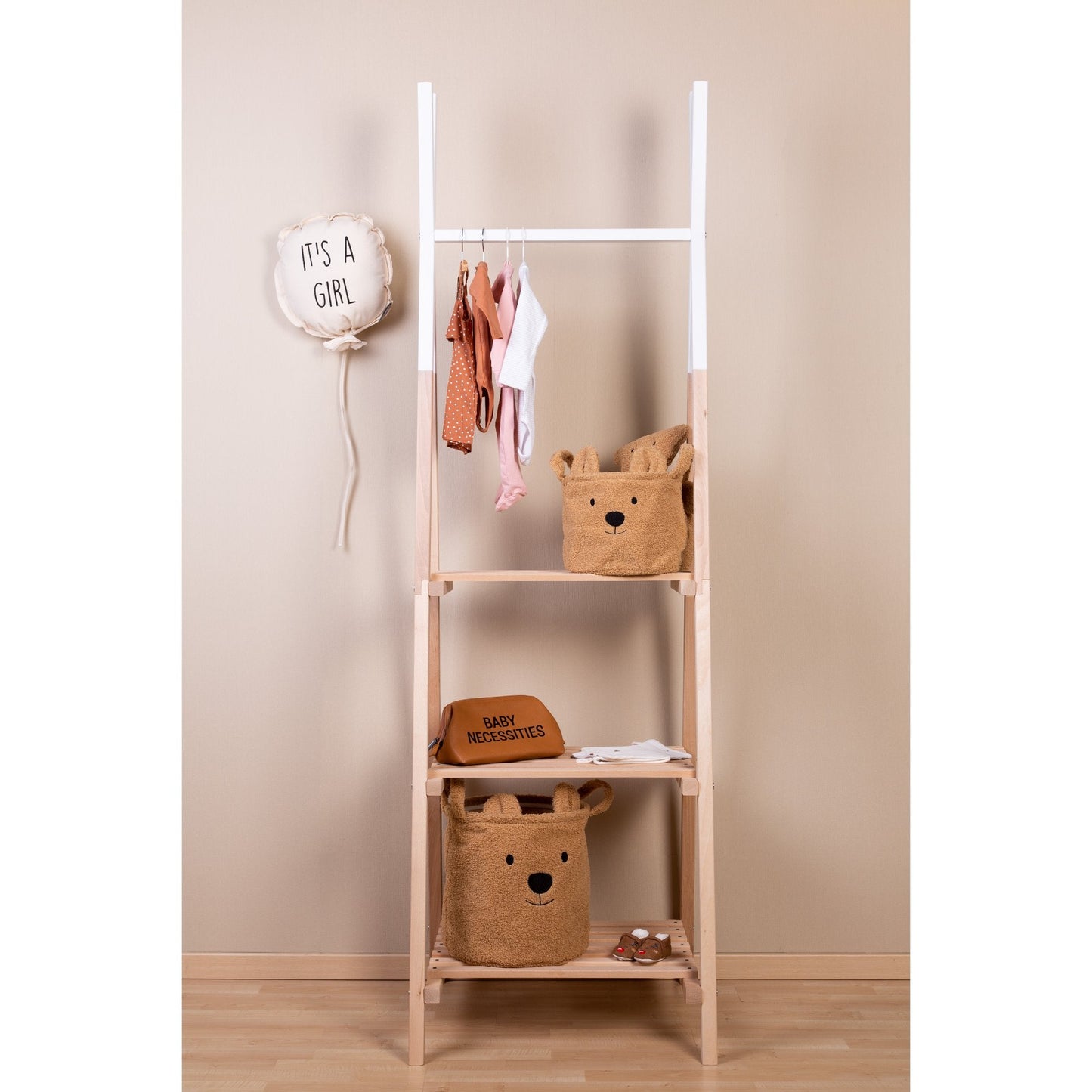 Teddy Storage Basket - BEIGE