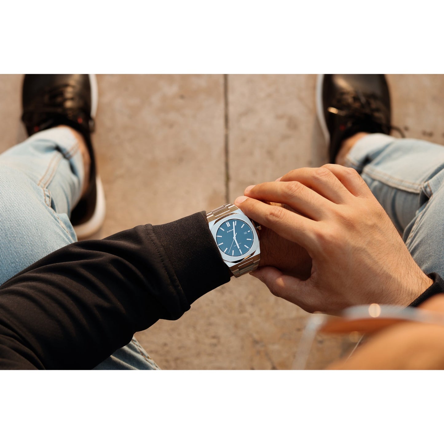40%Automatic % Bracelet 41.5%mm% - Silver