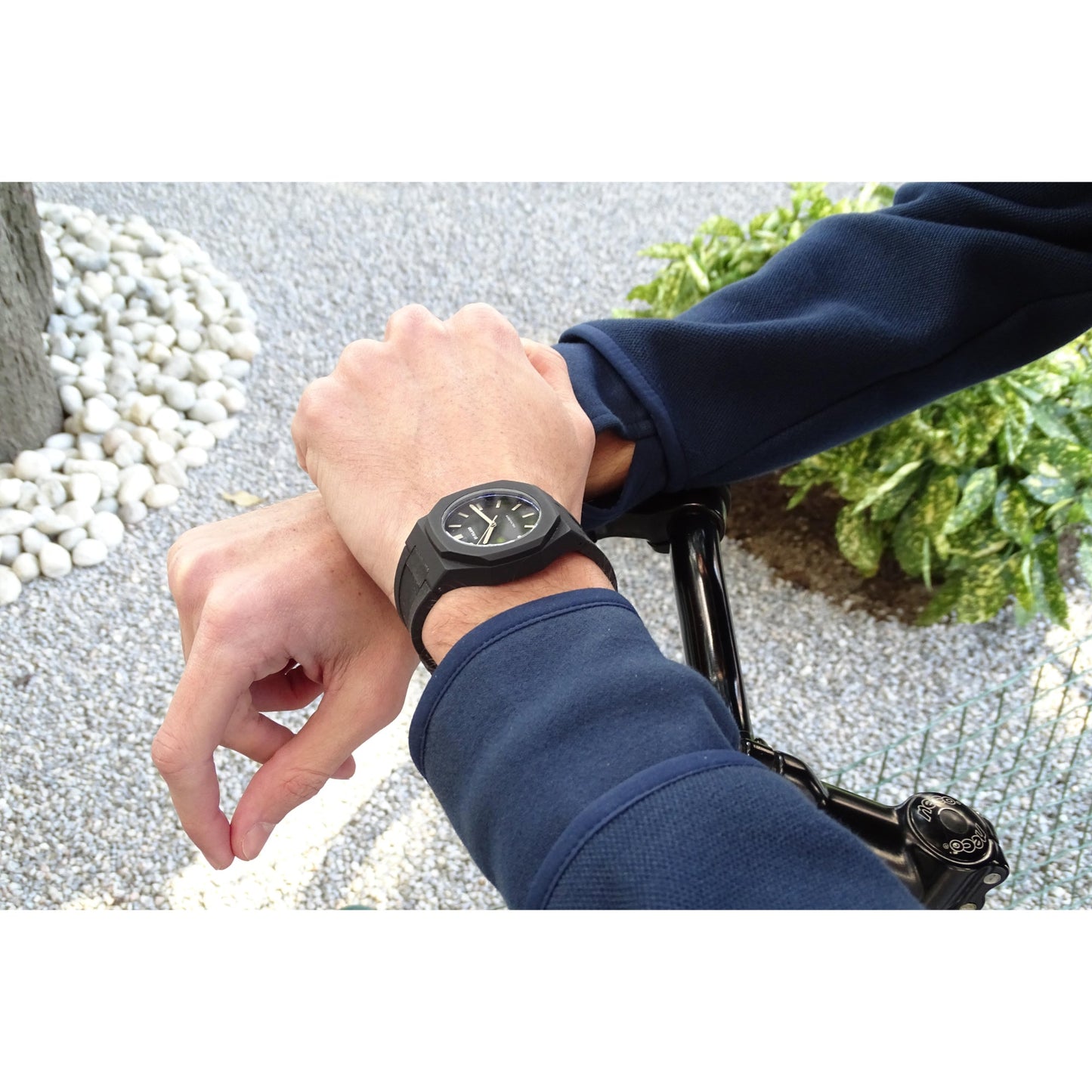 Polycarbon 40.5mm - Black & Silver