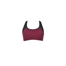 Load image into Gallery viewer, Gourami Power Mesh Bra Top - Dark Red