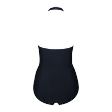 Load image into Gallery viewer, Gourami Shapes In Mesh Push-Up Swimsuit - Black