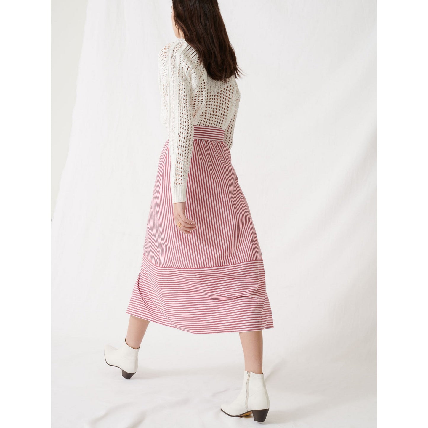 Jousse Skirt - Red/White