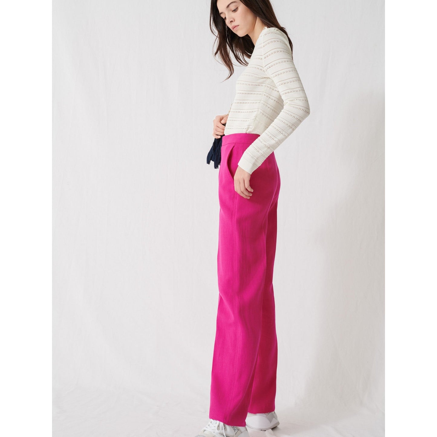 Posia Trousers - Fuchsia