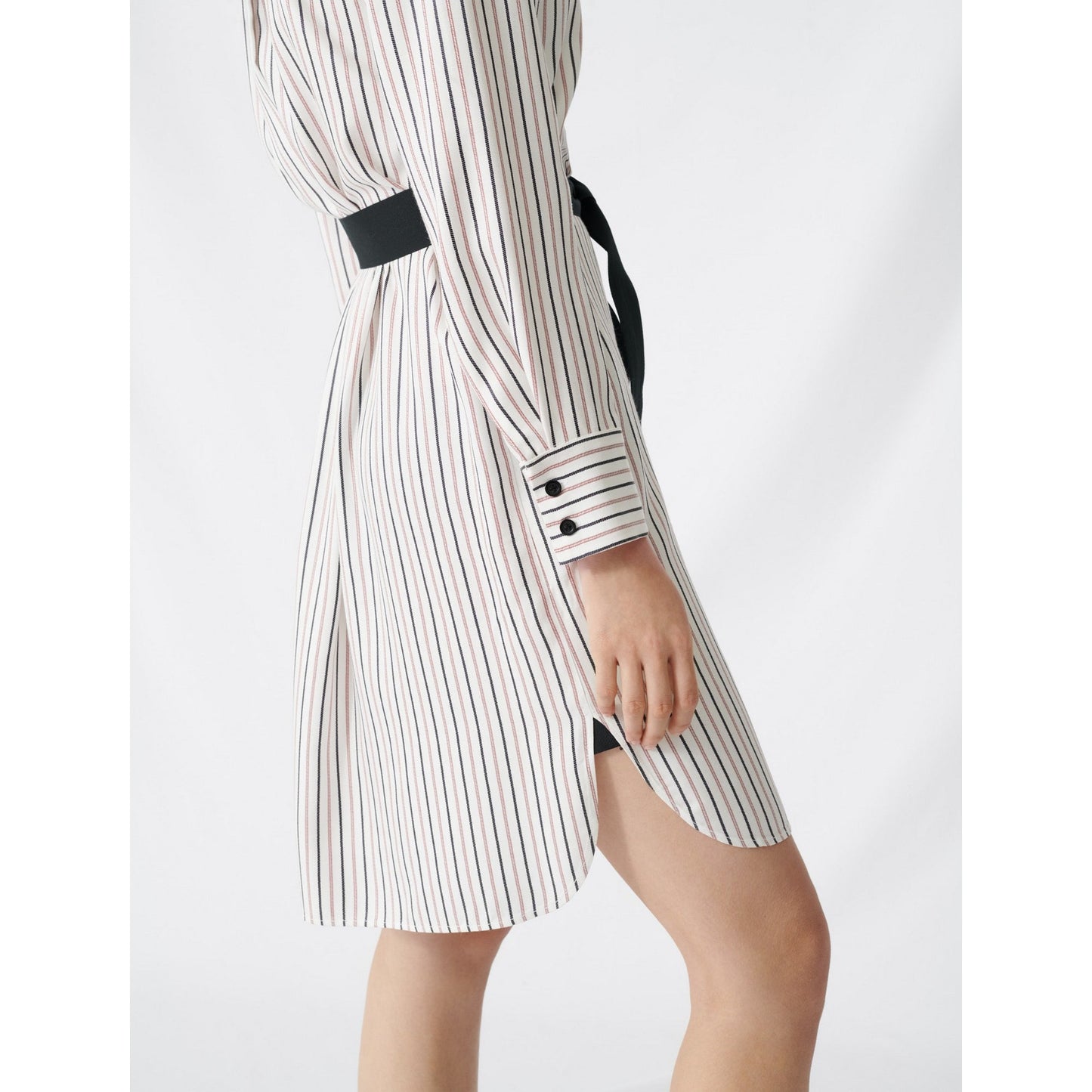 Rayona Dress - Ecru / Black