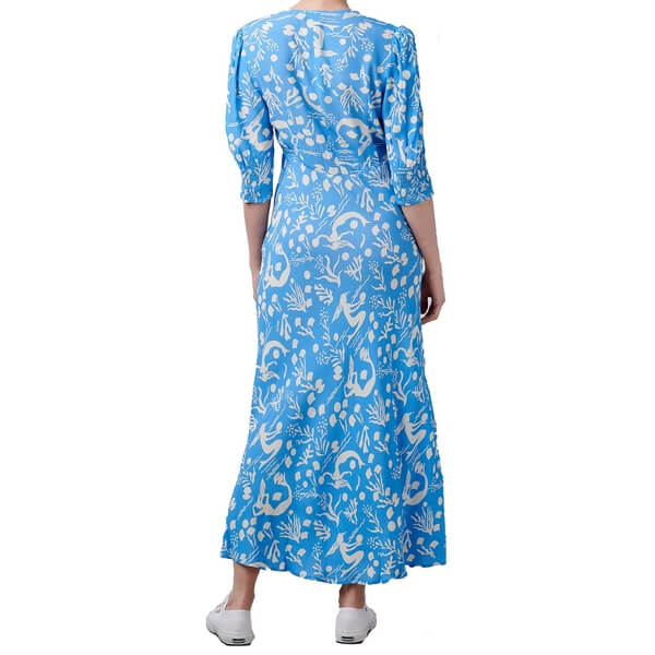 Zadie Printed Crepe Midi Dress