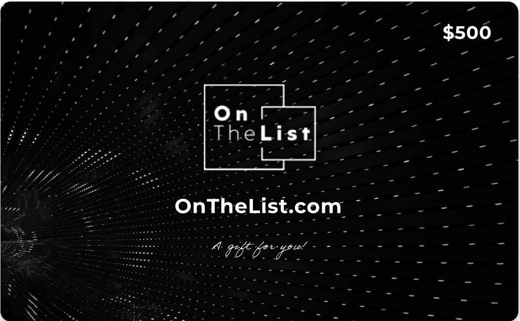 OnTheList 禮品卡