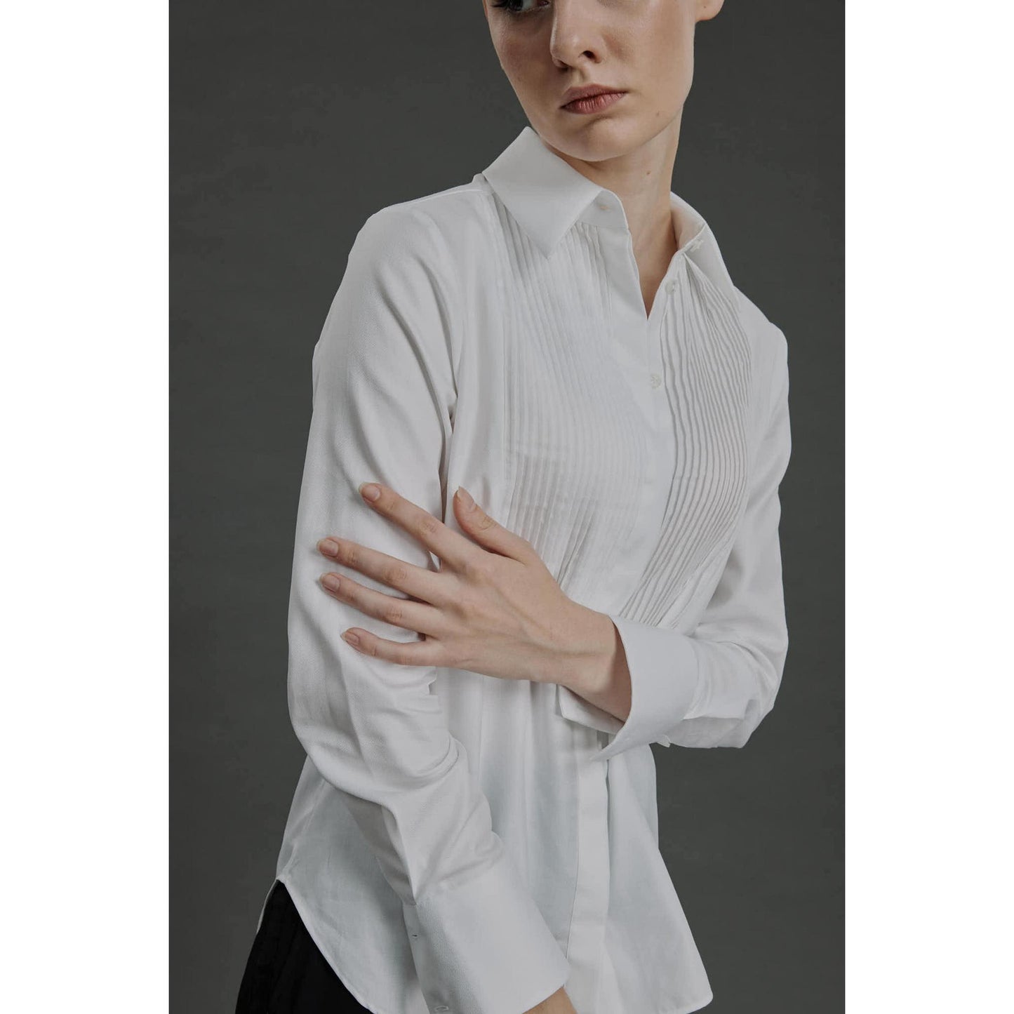 Women Faro Shirt - Dress Shirt in White