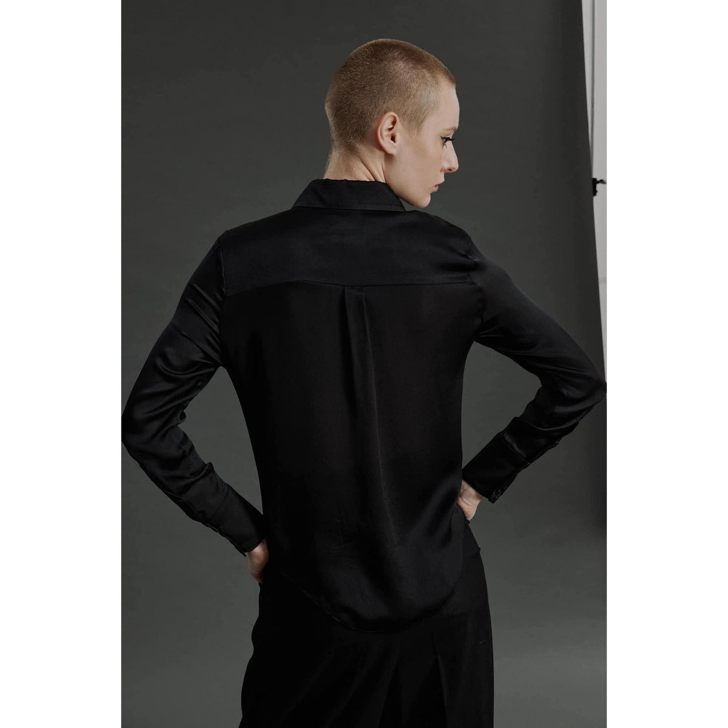 Women Faro Shirt - Dress Shirt in Black