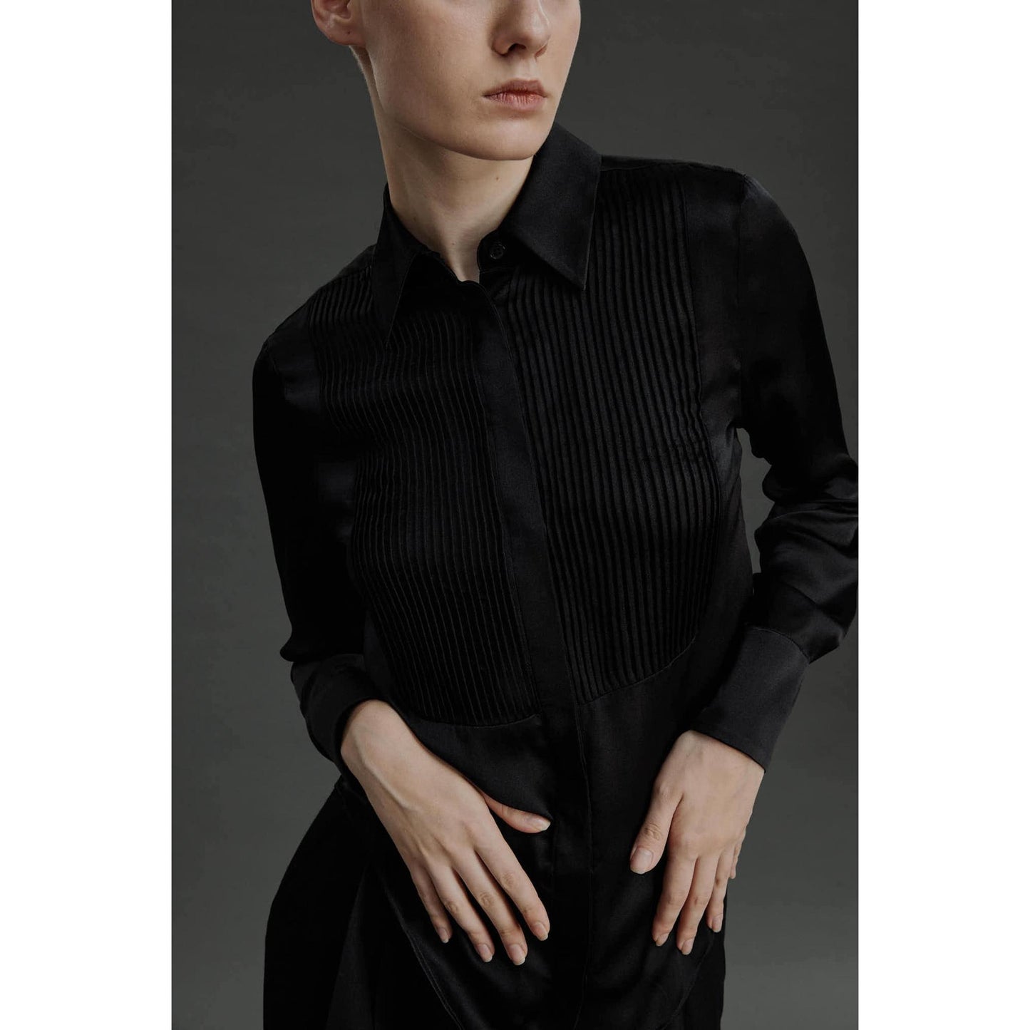 Women Faro Shirt - Dress Shirt in Black