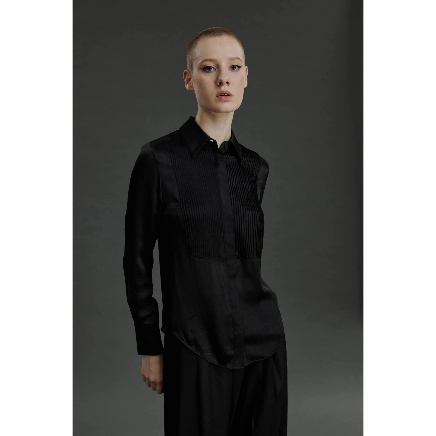 Women Faro Shirt - Dress Shirt in Black