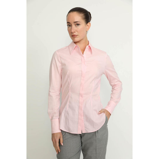 Women Mirandela Shirt - Mirandela Classic Fitted Pink Shirt