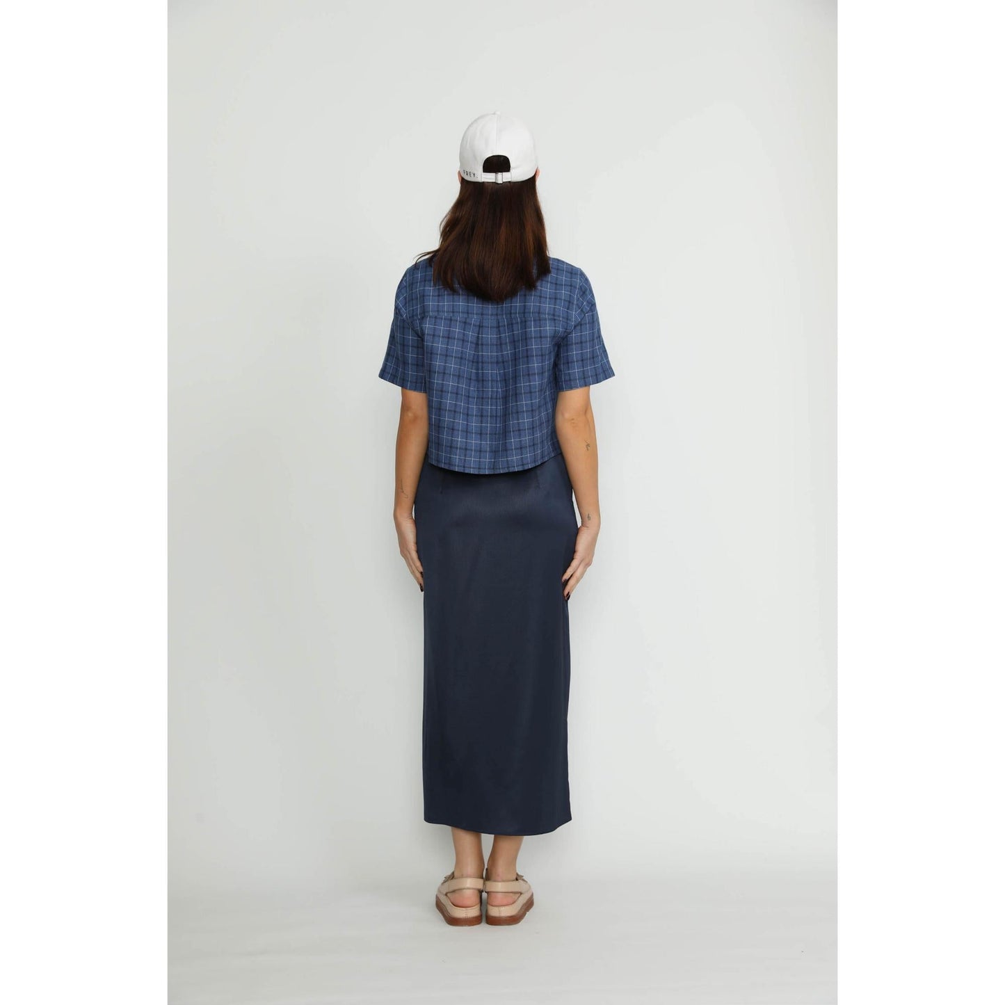 Women Zug Shirt - Zug Cropped Shirt - Denim